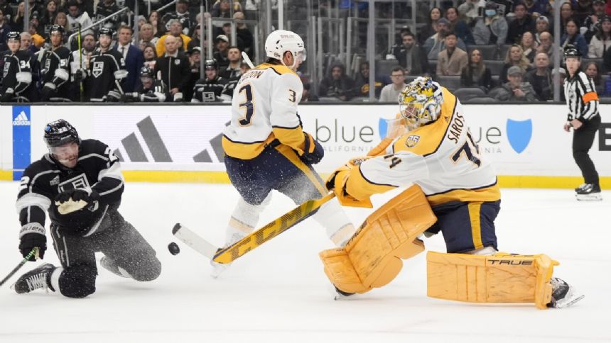 O'Reilly, Predators grind out 2-1 win to hand reeling Kings 10th loss in 11 games