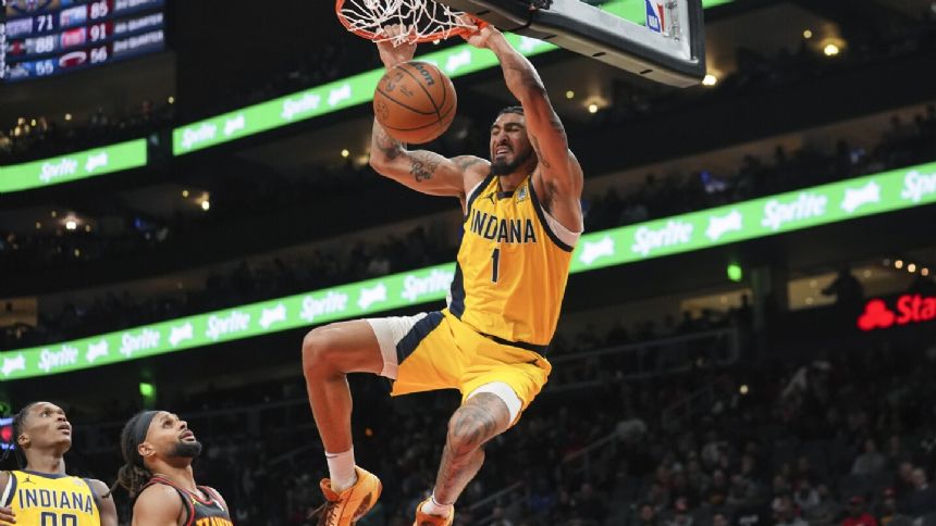 Pacers overcome Haliburton's absence to beat Hawks 126-108