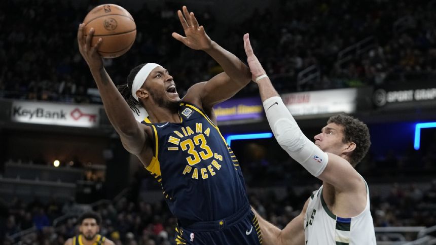Pacers pull away with 47-point 3rd quarter, beat Bucks 142-130 for 5th straight win