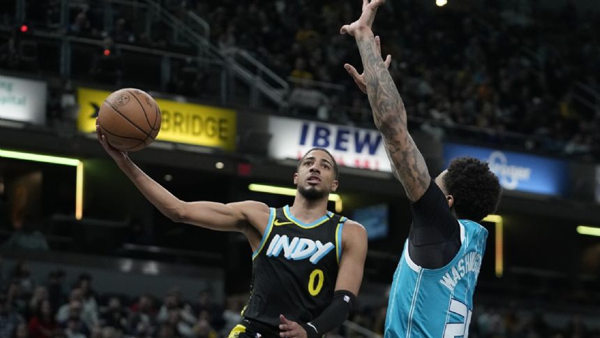 Pacers snap 4-game losing streaking, routing Hornets 144-113 behind 61% shooting