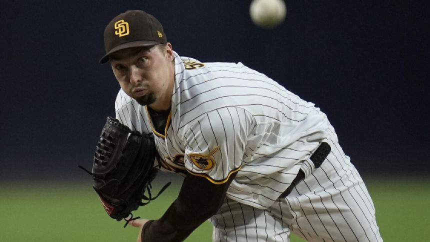 Padres lefty Blake Snell removed after throwing 7 hitless innings against the Colorado Rockies