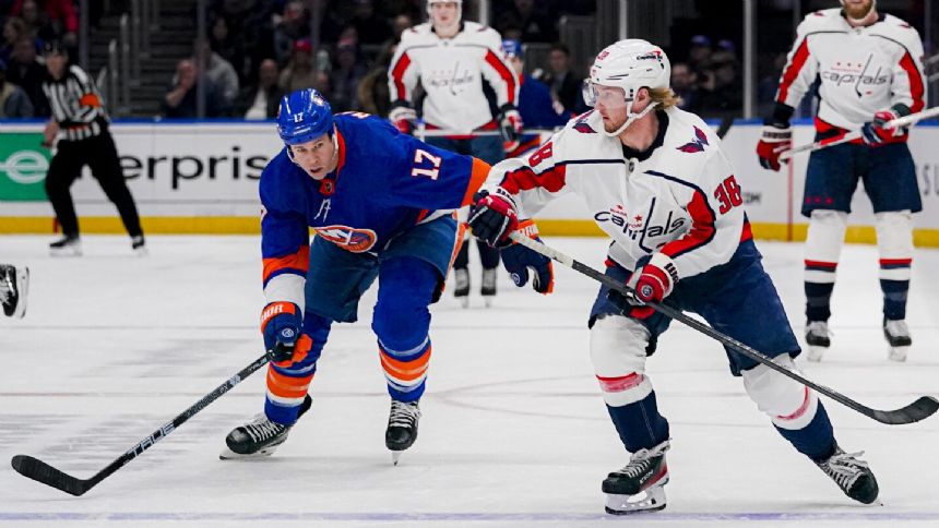 Pageau, Gauthier lead Islanders past Capitals, 5-1