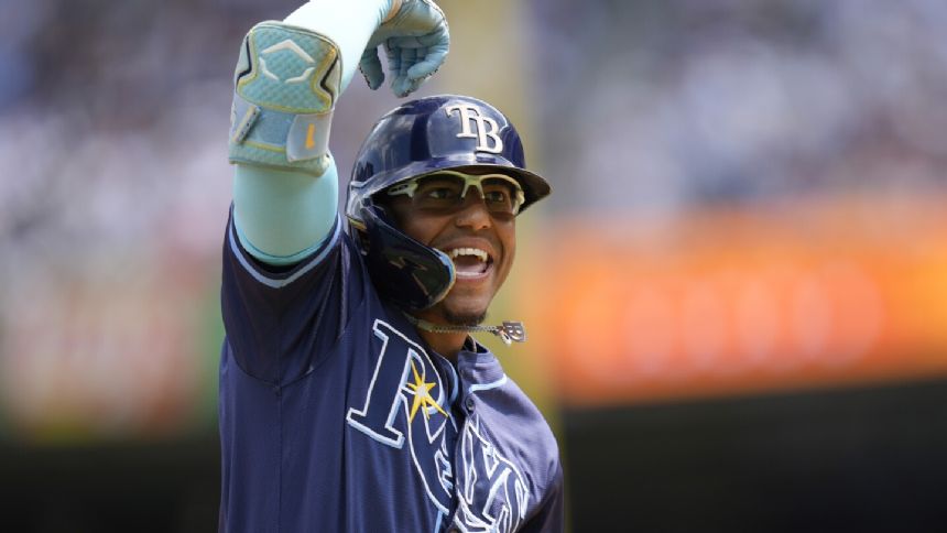 Palacios, Arozarena, Siri, Caballero help Rays overcome Judge's 35th homer and beat Yankees 6-4