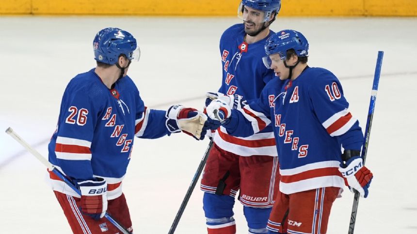 Panarin scores twice as Rangers beat Blue Jackets 4-1 for 11th win in 12 games