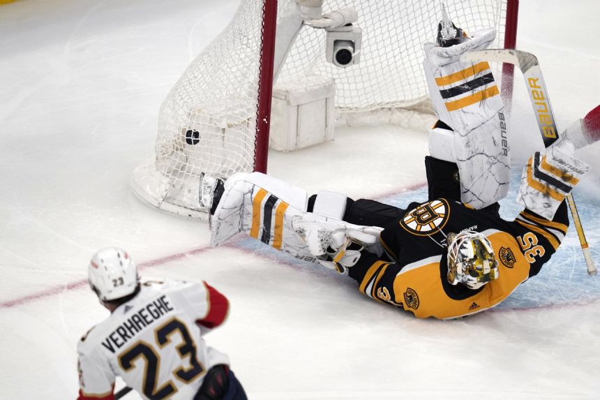 Panthers beat Bruins 6-3 in Game 2 to tie first-round series