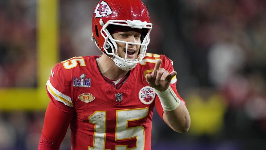 Patrick Mahomes is a unanimous choice for the top spot in the AP's quarterback rankings