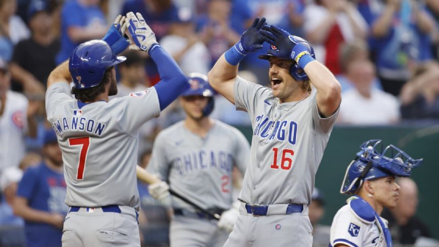 Patrick Wisdom hits grand slam as a pinch hitter in the 7th, the Cubs beat the Royals 9-4