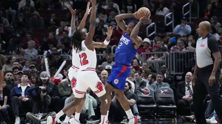 Paul George nails 6 3s, scores 28, Kawhi Leonard adds 27 points as Clippers beat Bulls 126-111