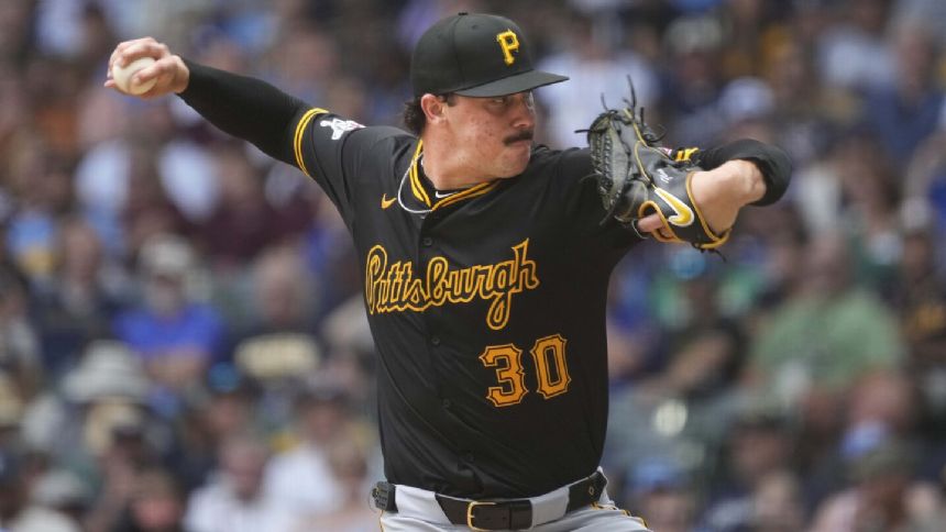 Paul Skenes pitches 7 no-hit innings as the Pirates blank the Brewers 1-0