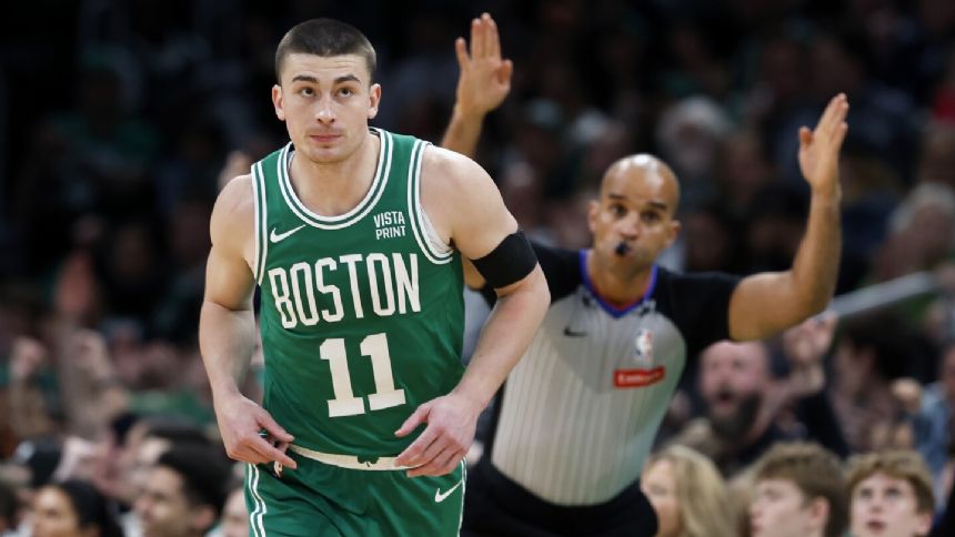 Payton Pritchard scores a career-high 31 points as Celtics rest starters and cruise past Hornets
