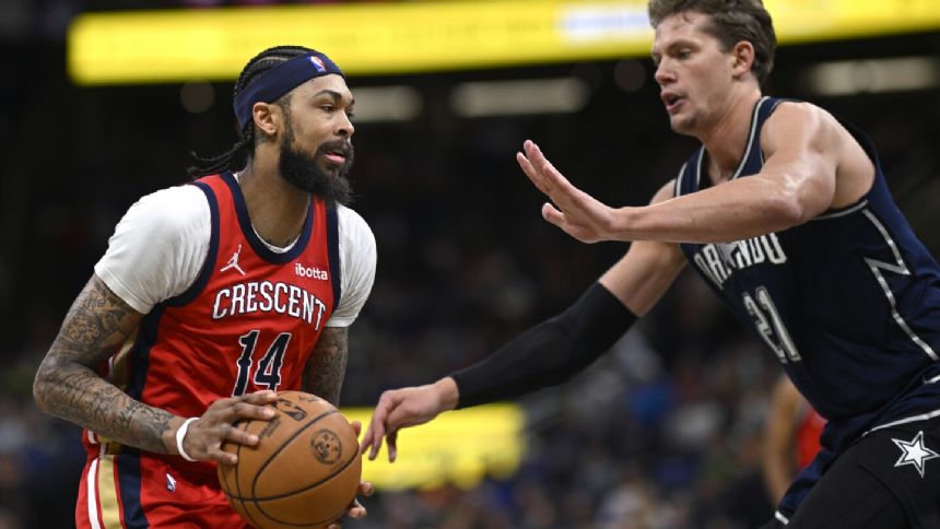 Pelicans wing Brandon Ingram returns from a knee injury in regular-season finale against the Lakers