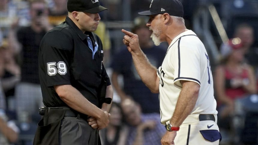 Pirates manager Derek Shelton ejected along with 2 coaches for arguing strike zone vs Reds