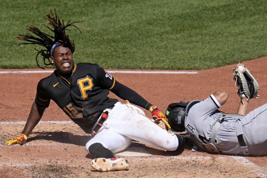 Pirates shortstop Oneil Cruz remains upbeat as rehab from broken left ankle nears midway point