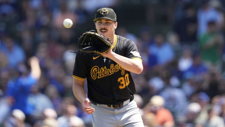 Pirates' Skenes has pitched 6 no-hit innings in his 2nd major league start against the Cubs