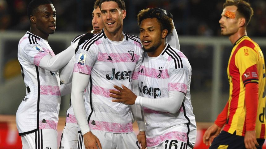 Poacher Vlahovic nets twice and apologizes to teammate McKennie as Juventus goes top in Italy