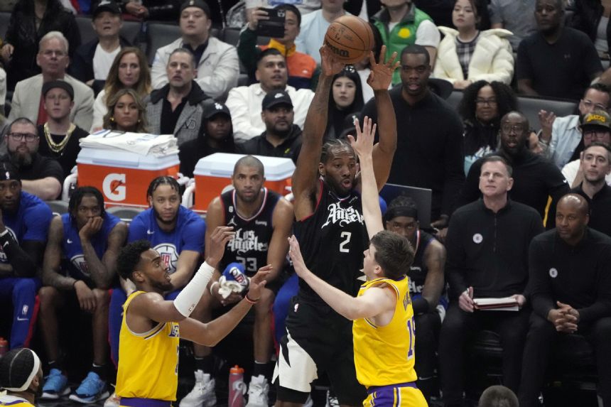 Powell and Leonard lead Clippers over Lakers, 125-118