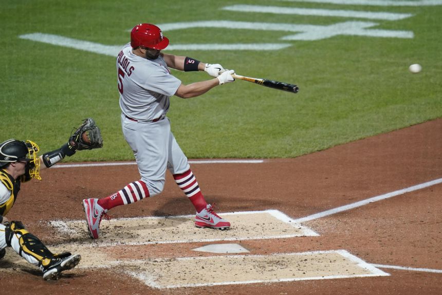 Pujols has 2 more RBIs, Cardinals beat Pirates 8-7 in 10