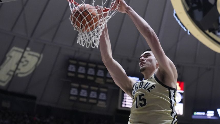 Purdue, reigning NCAA champion UConn headline the early list of top seeds for March Madness