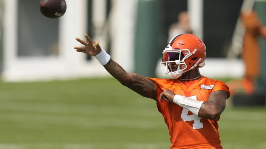 Quarterback QB Deshaun Watson aiming to block out 'noise' after 2 turbulent seasons for Browns