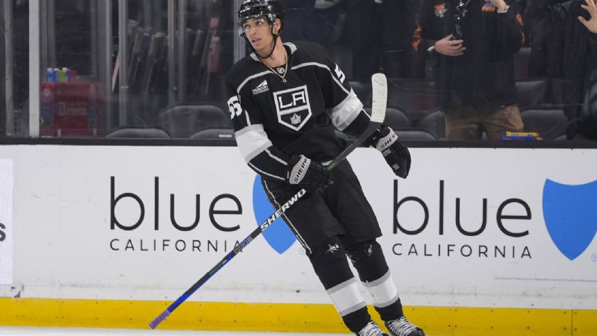 Quinton Byfield scores highlight-reel goal in Kings' 5-1 victory over Blue Jackets