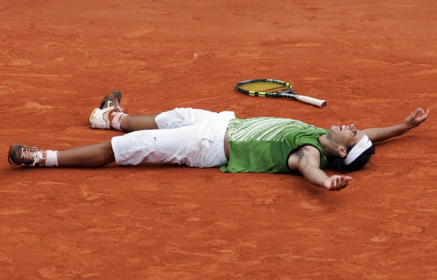 Rafael Nadal at the French Open through the years: An AP Photo Gallery