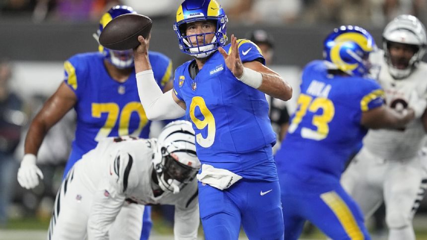 Rams reeling from familiar issues of O-line injuries, pressure on Stafford