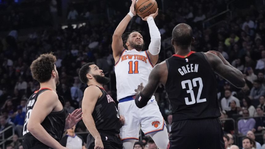 Randle scores 31 points, Brunson has 30 in return to help the Knicks beat the Rockets 109-94