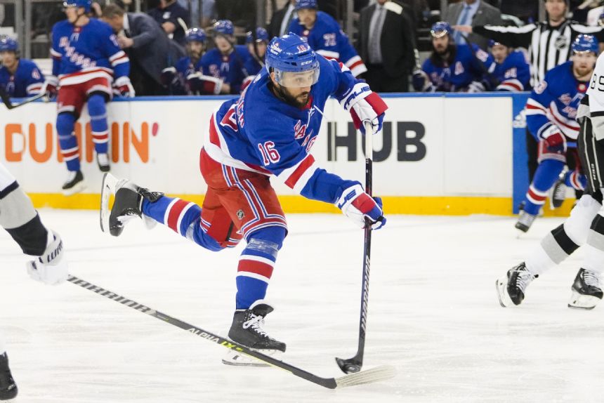 Rangers end 4-game slide with 5-2 win over Kings