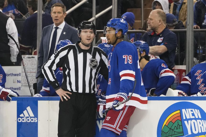 Rangers' Miller ejected for spitting at Kings' Doughty