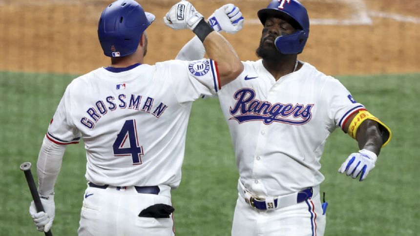 Rangers outlast Angels 3-2 in 13 innings when Lowe gets hit by pitch