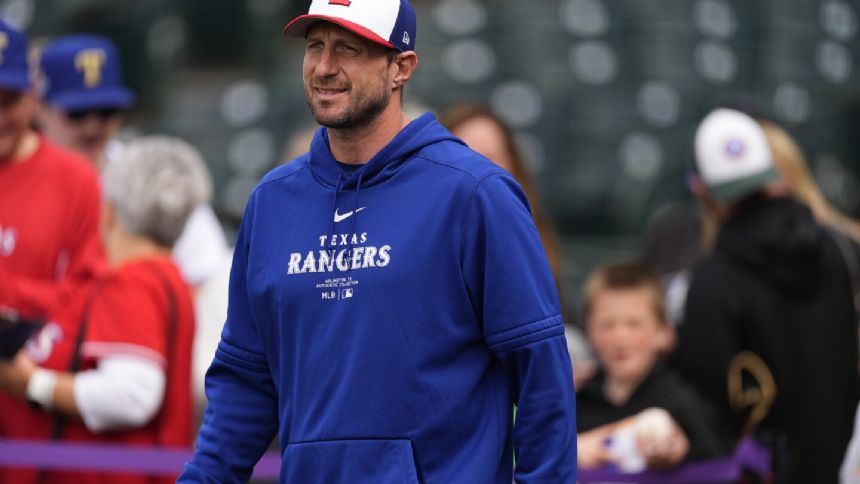 Rangers starter Max Scherzer hopeful of next step in return after bullpen session