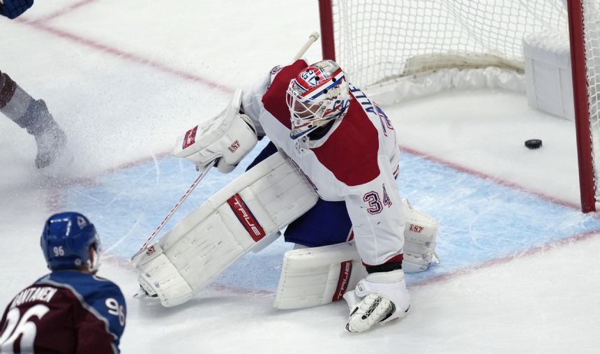 Rantanen scores in OT, Avalanche rally past Canadiens 2-1