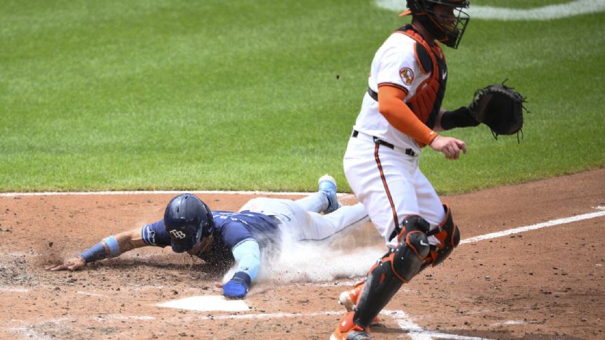 Rays rally for another 1-run victory, beat the Orioles 4-3 to avoid a sweep in Baltimore