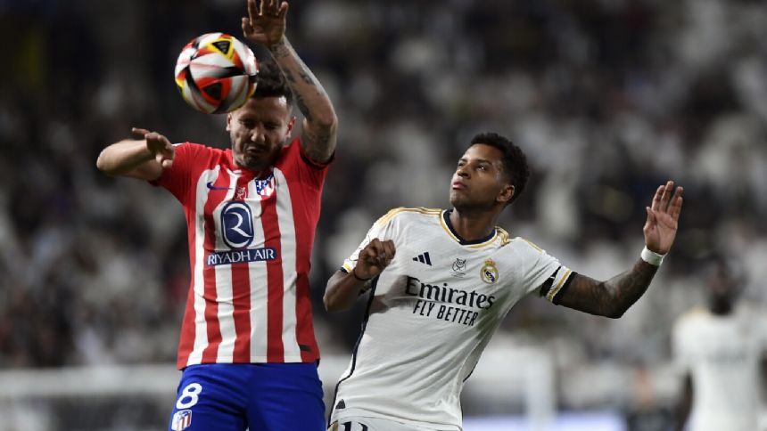 Real Madrid beats Atletico 5-3 in extra time to reach Spanish Super Cup final