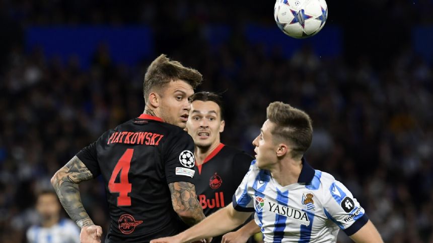 Real Sociedad held 0-0 by Salzburg in Champions League and still leads group ahead of Inter Milan