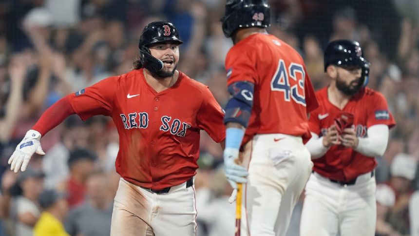 Red Sox overcome Judge's 470-foot homer, rally with 3 runs in 8th to beat Yankees 9-7