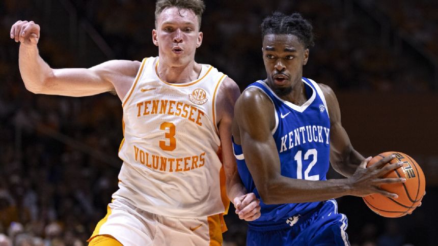 Reeves, Sheppard lead No. 15 Kentucky over No. 4 Tennessee 85-81