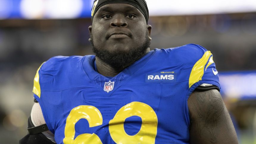 Right guard Kevin Dotson to re-sign with Los Angeles Rams, skipping free agency
