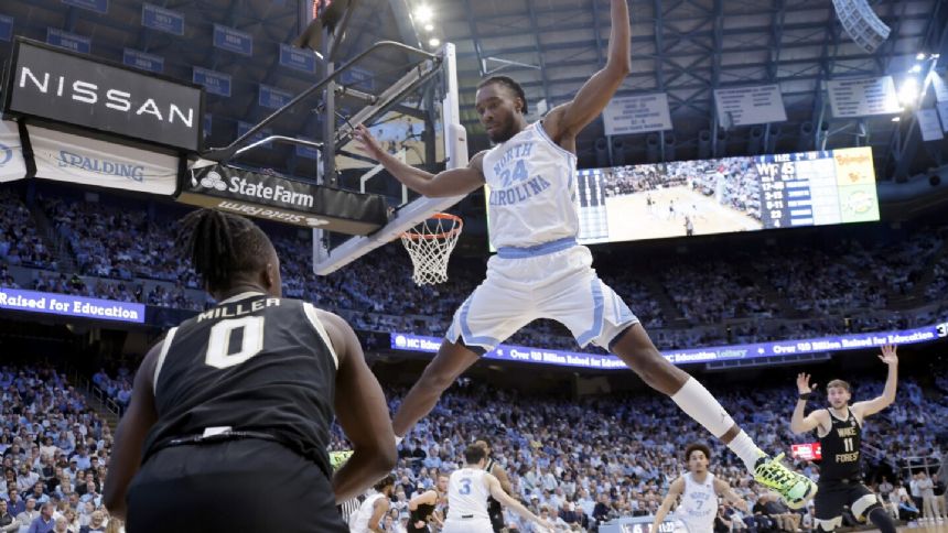 RJ Davis powers No. 3 North Carolina to an 85-64 win over Wake Forest