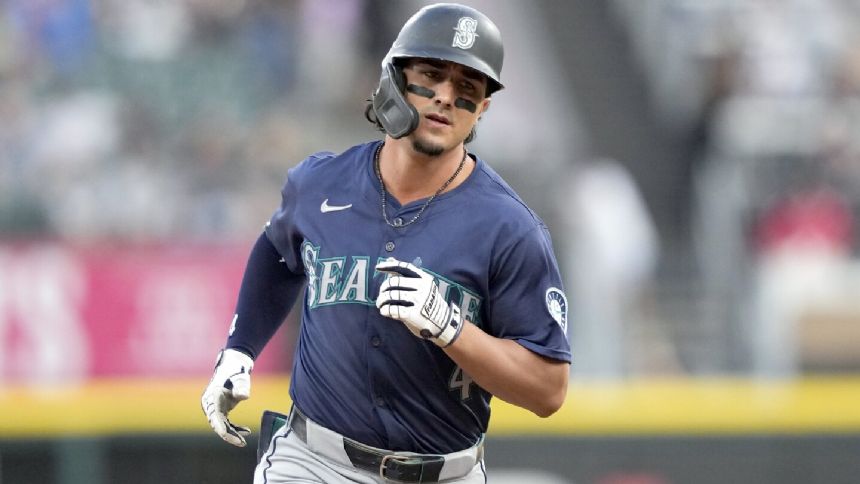 Rojas, Moore, Robles hit consecutive HRs in 1st, Mariners beat White Sox 10-0