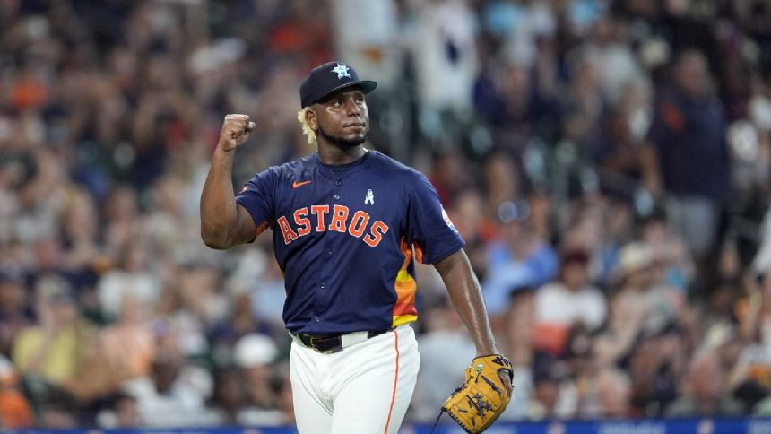 Ronel Blanco throws 7 hitless innings, Jose Altuve homers to lead Astros over Tigers 4-1