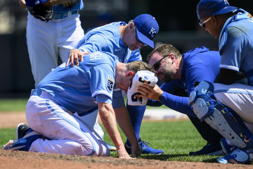 Royals place Yarbrough on injured list with fractures