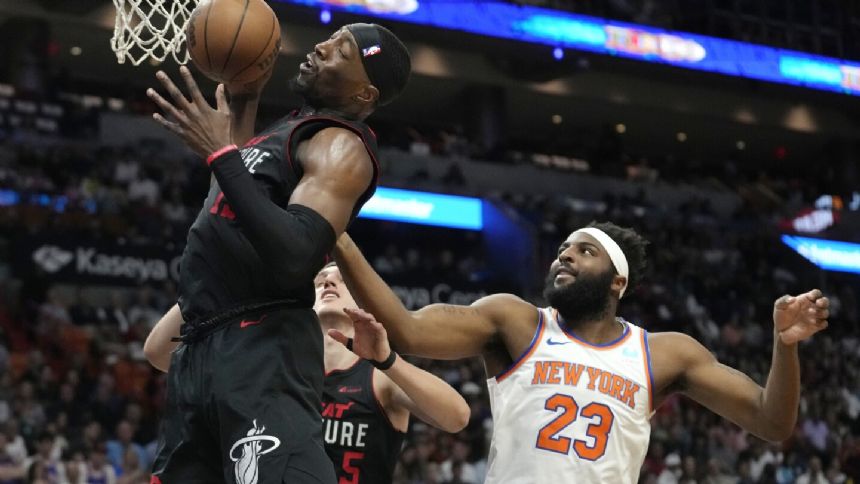 Rozier scores 34 with eight 3s, Miami holds off New York 109-99 to improve East playoff outlook