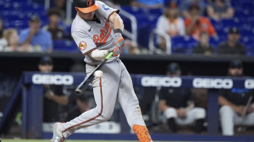 Ryan Mountcastle's 10th-inning single lifts Orioles over Marlins 7-6 for 3rd win in 11 games