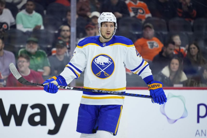 Sabres' Russian player won't take part in Pride night warmup