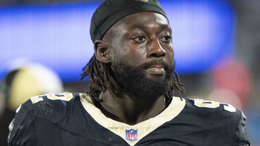 Saints defensive end Tanoh Kpassagnon sidelined by an Achilles tendon tear