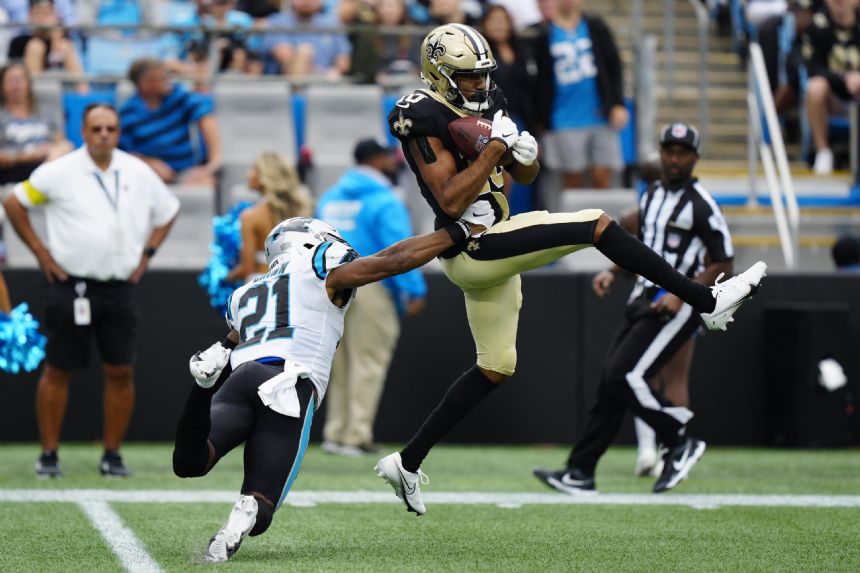 Saints limp to London with plenty of wide receiver issues