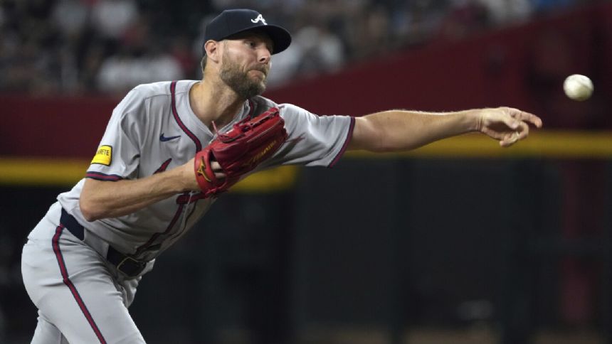 Sale wins MLB-leading 12th game, Duvall adds 3-run HR and the Braves beat the D-backs 6-2