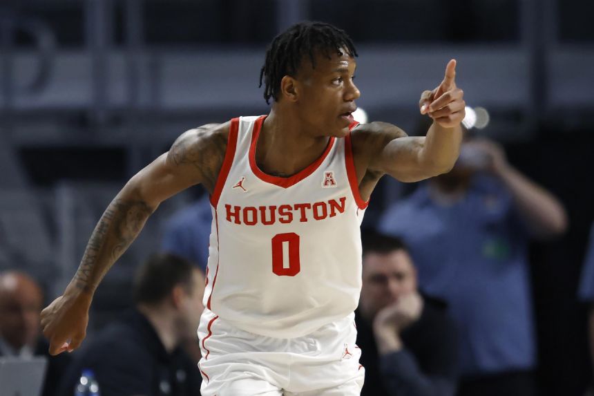 Sasser leads No. 1 Houston to 30th win, AAC semifinals