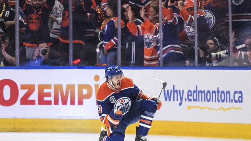 Scoring from unlikely sources helps the Oilers stay alive in the Stanley Cup Final